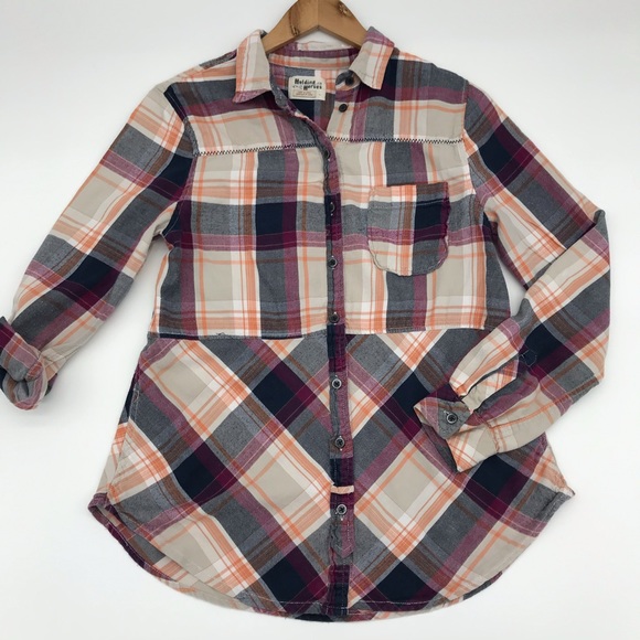 Anthropologie Tops - Anthropologie // Holding Horses Plaid Button Up